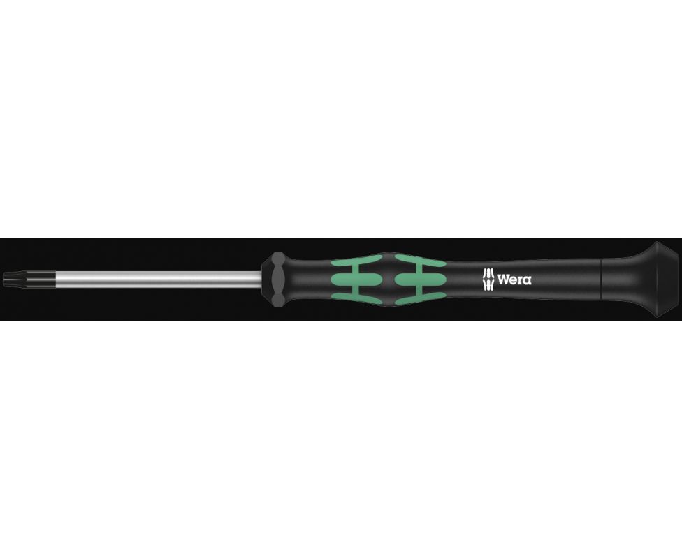 картинка Отвертка Wera Kraftform Micro для электронщика 2067 TORX HF WE-118188 TX 20 х 60 с фиксирующей функцией от магазина "Элит-инструмент"