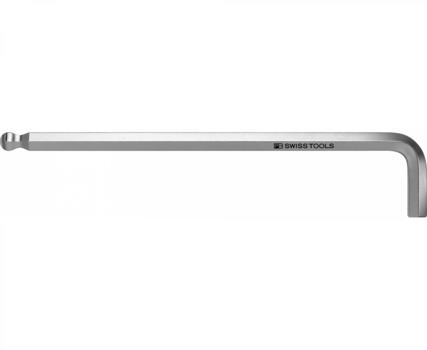 картинка Ключ штифтовый длинный HEX PB Swiss Tools PB 212.L 12 со сферической головкой M12 от магазина "Элит-инструмент"