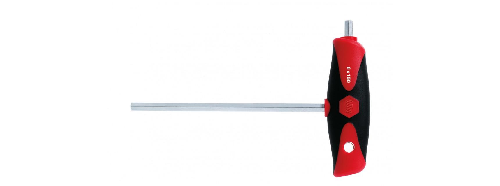 картинка Штифтовой ключ с Т-образной рукояткой ComfortGrip 334DS WIHA 26166 от магазина "Элит-инструмент"