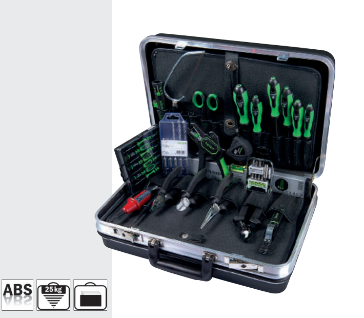 картинка Набор инструментов, Чемодан, укомплектован 47 инструментами «Compact», HAUPA 220229 от магазина "Элит-инструмент"