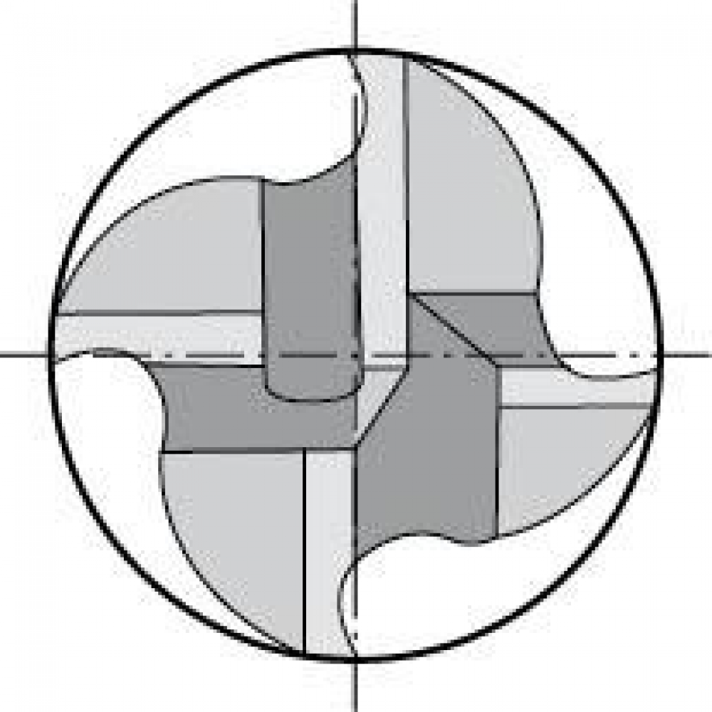 картинка Фреза черновая короткая DIN844HSSCo8 TiALN тип NR 14 мм FORMAT 2196 1400 Fplus от магазина "Элит-инструмент"