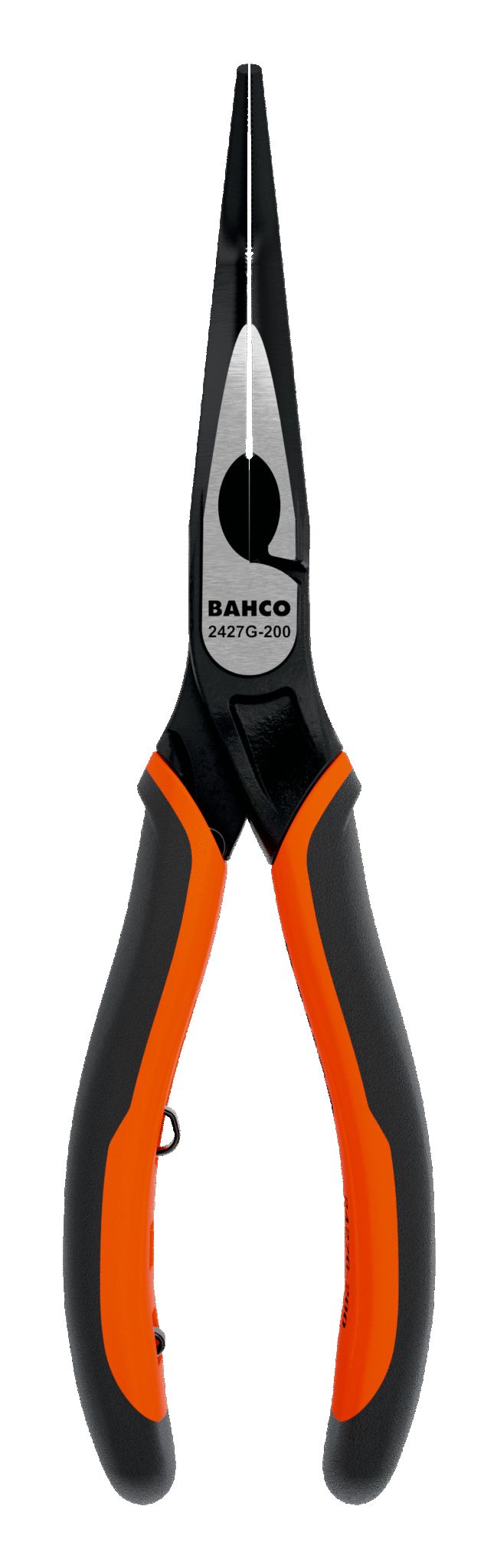 картинка Плоскогубцы ERGO™ с удлиненными изогнутыми губками с двухкомпанентными рукоятками и фосфатным покрытием,45° (200 mm) BAHCO 2427 G-200 от магазина "Элит-инструмент"