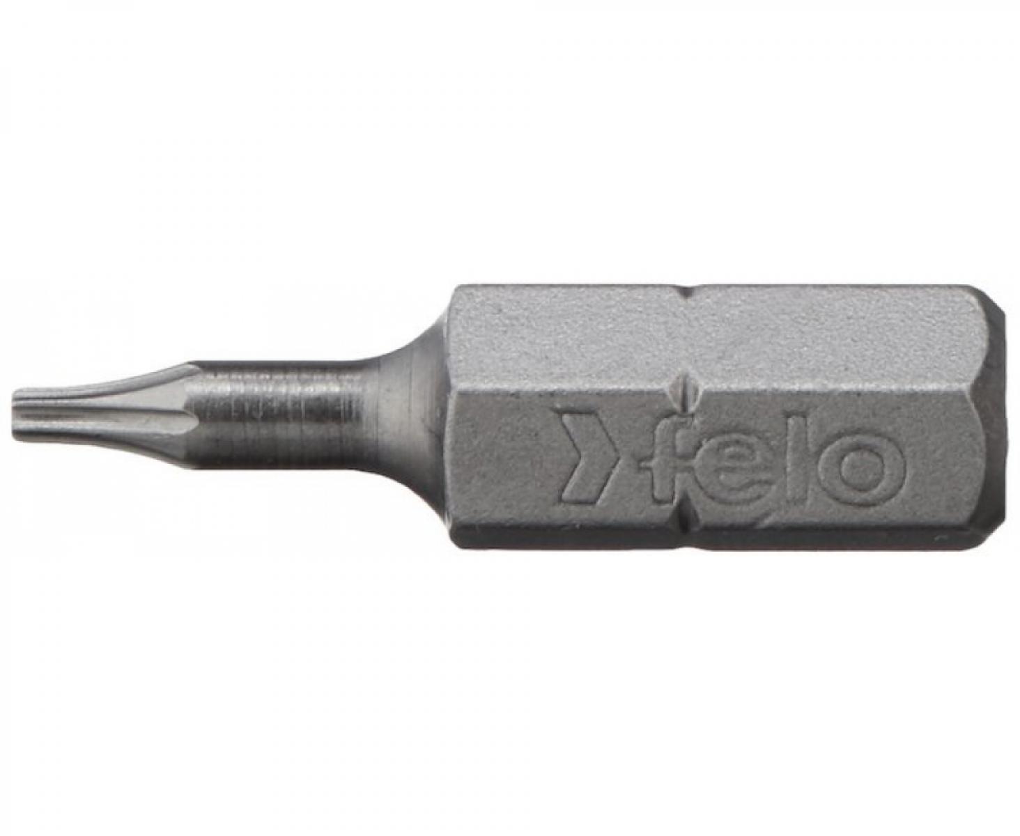 картинка Бита Felo Industrial для шлицов со звездообразным профилем TORX серия 026 TX8 x 25 02608010 от магазина "Элит-инструмент"