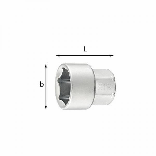 Короткие шестигранные головки 235 1/4 ERN U02350708