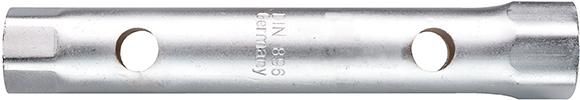 картинка Шестигранный трубчатый накидной ключ, FORTIS 4317784779708 (размах челюсти - 8 x 10 мм / общая длина - 120 мм / отверстие для опорного штифта - 6 мм) от магазина "Элит-инструмент"