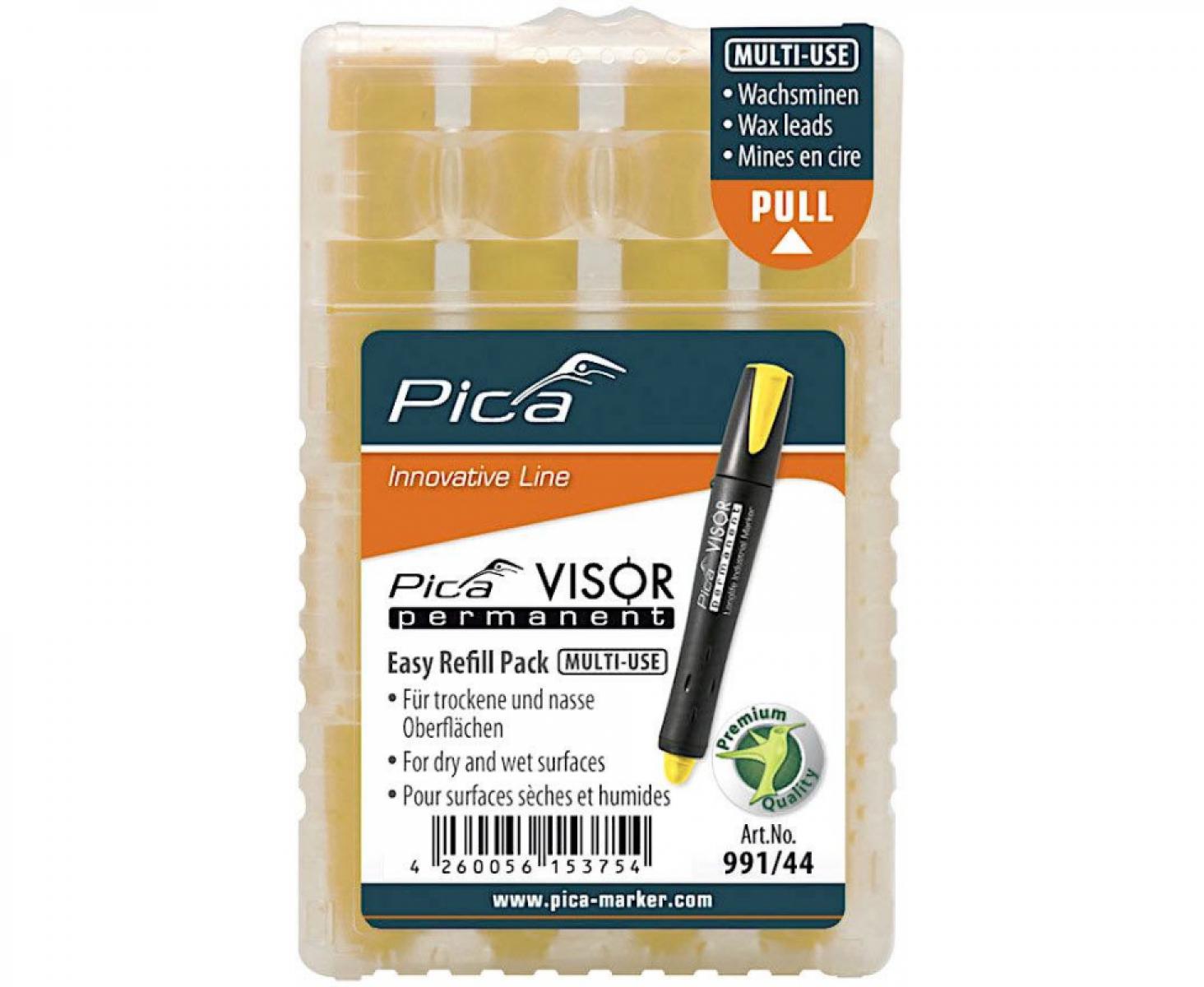 картинка Стержни сменные для Pica-Visor желтые 991/44 4 шт. от магазина "Элит-инструмент"