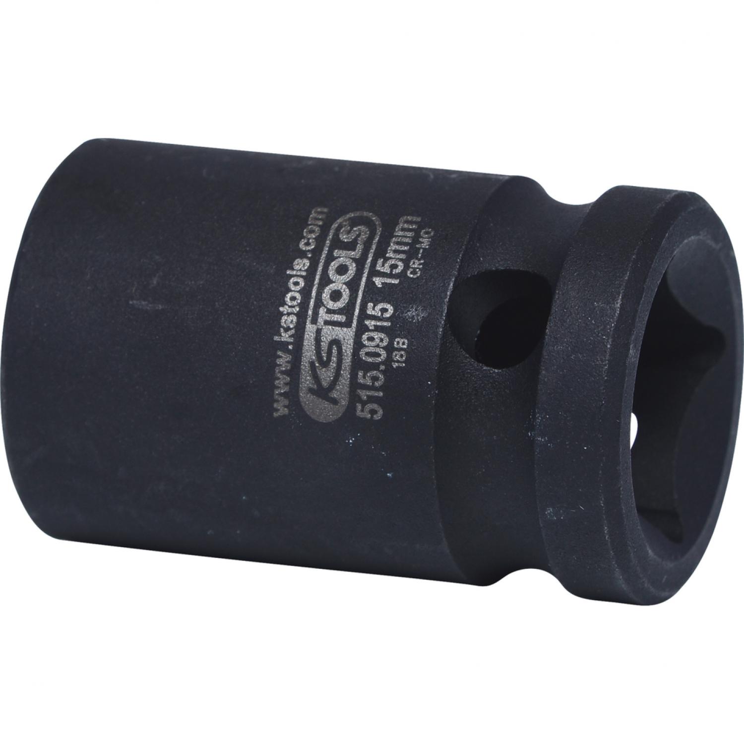 картинка 12-гранная силовая торцовая головка 1/2", короткая, 15 мм от магазина "Элит-инструмент"