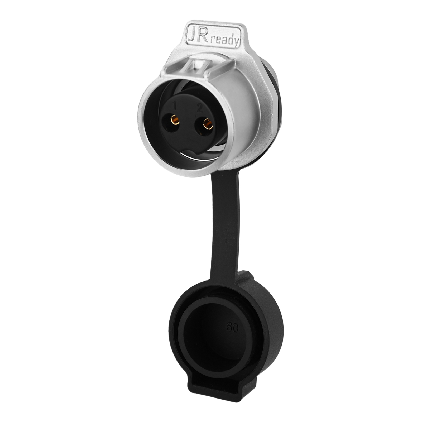 JRready JRSSW-CP20 2-контактный обжимной гнездовой разъём (однопортный), Промышленный водонепроницаемый разъём