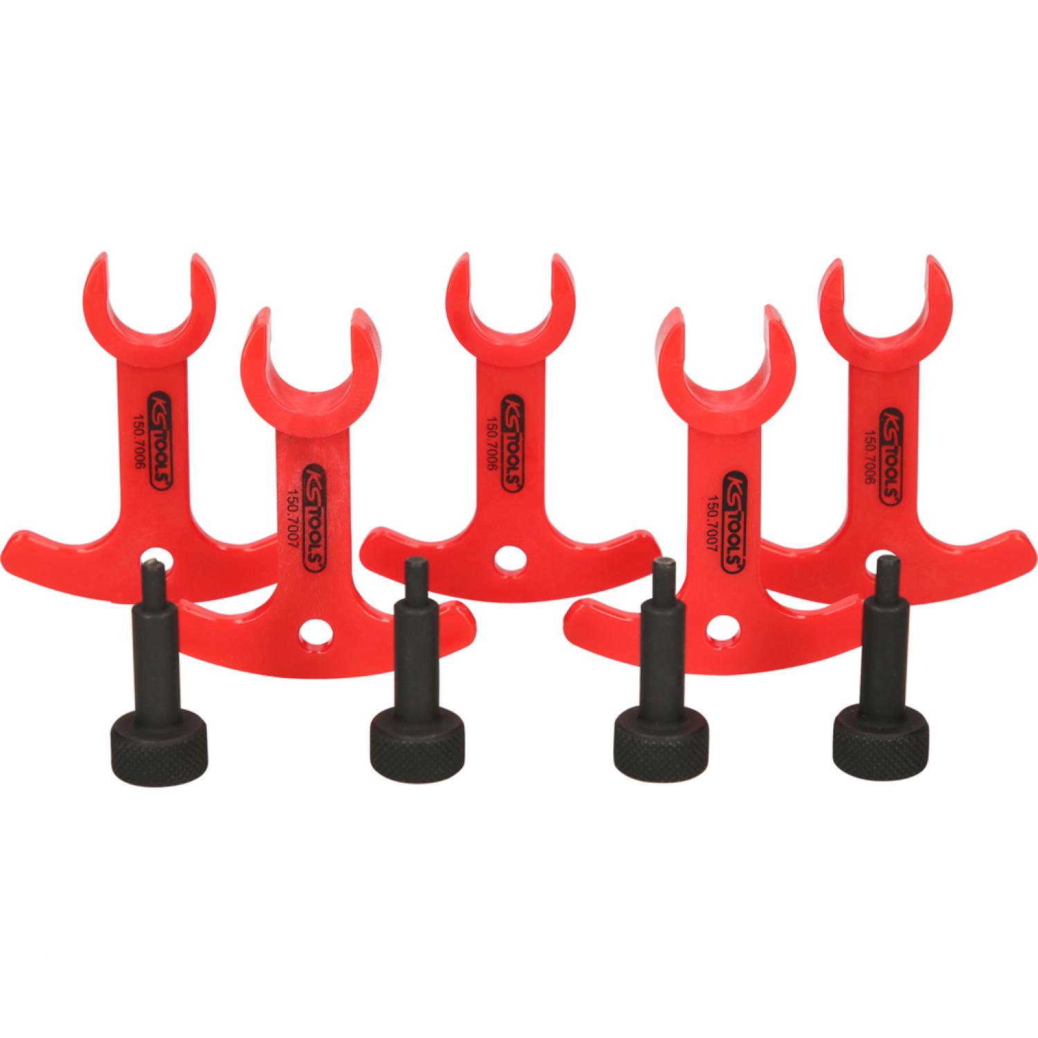 Комплект инструментов для монтажа и демонтажа кулачкового вала VAG, 9- шт