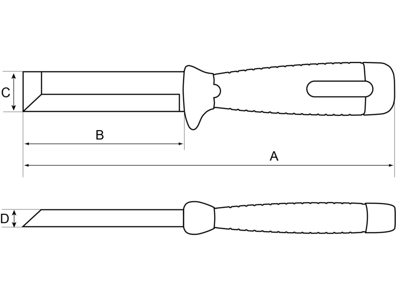 картинка Подрубной нож. 2449-SB: упаковка 12 шт. BAHCO SB-2449 от магазина "Элит-инструмент"