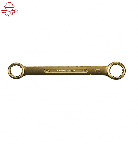 Ключ накидной плоский искробезопасный 6x7 мм, серия 004 MetalMinotti 004-0607