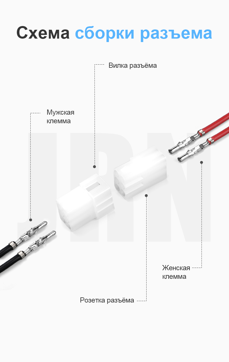 картинка JRready JRN002-HMA-3x02P Разъём от магазина "Элит-инструмент"