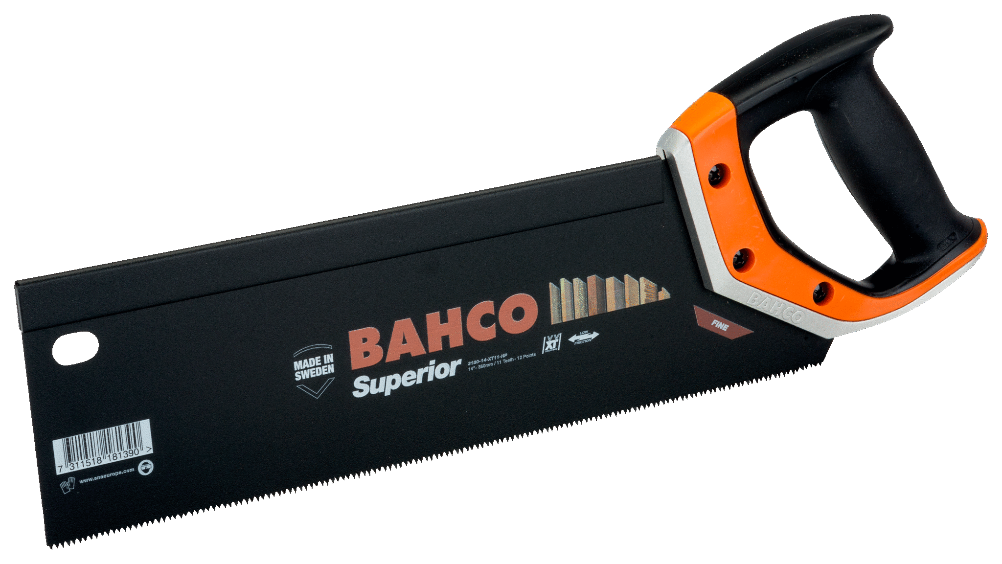 Ножовка обушковая с рукояткой ERGO™ BAHCO 3180-14-XT11-HP