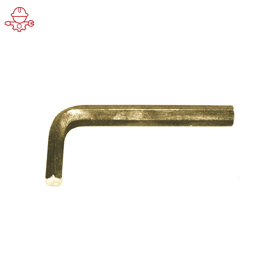 картинка Ключ шестигранный (ключ Аллена) Г-образный искробезопасный 36 мм, серия 060 MetalMinotti 060-0360 от магазина "Элит-инструмент"