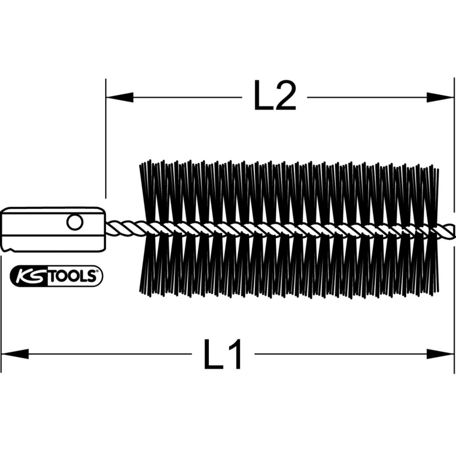 картинка Щетка для отопительного бака, Ø 60 мм от магазина "Элит-инструмент"