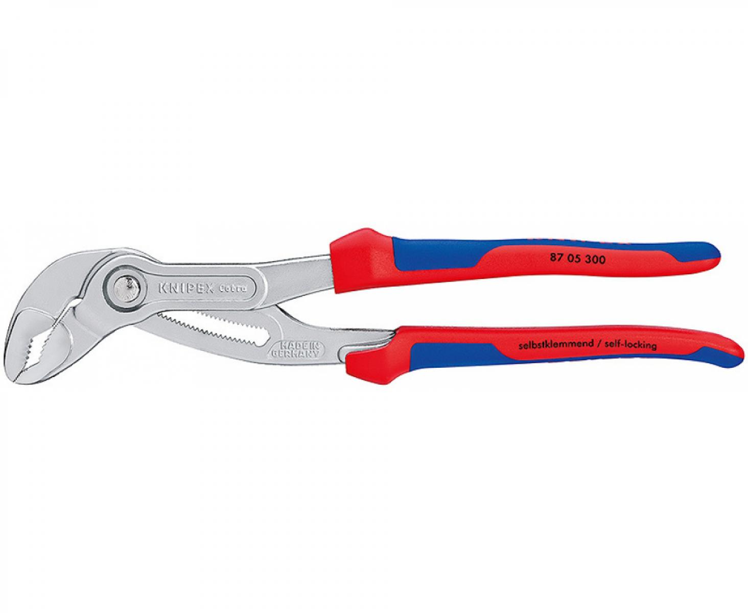 картинка KNIPEX Cobra высокотехнологичные сантехнические клещи KN-8705300 от магазина "Элит-инструмент"