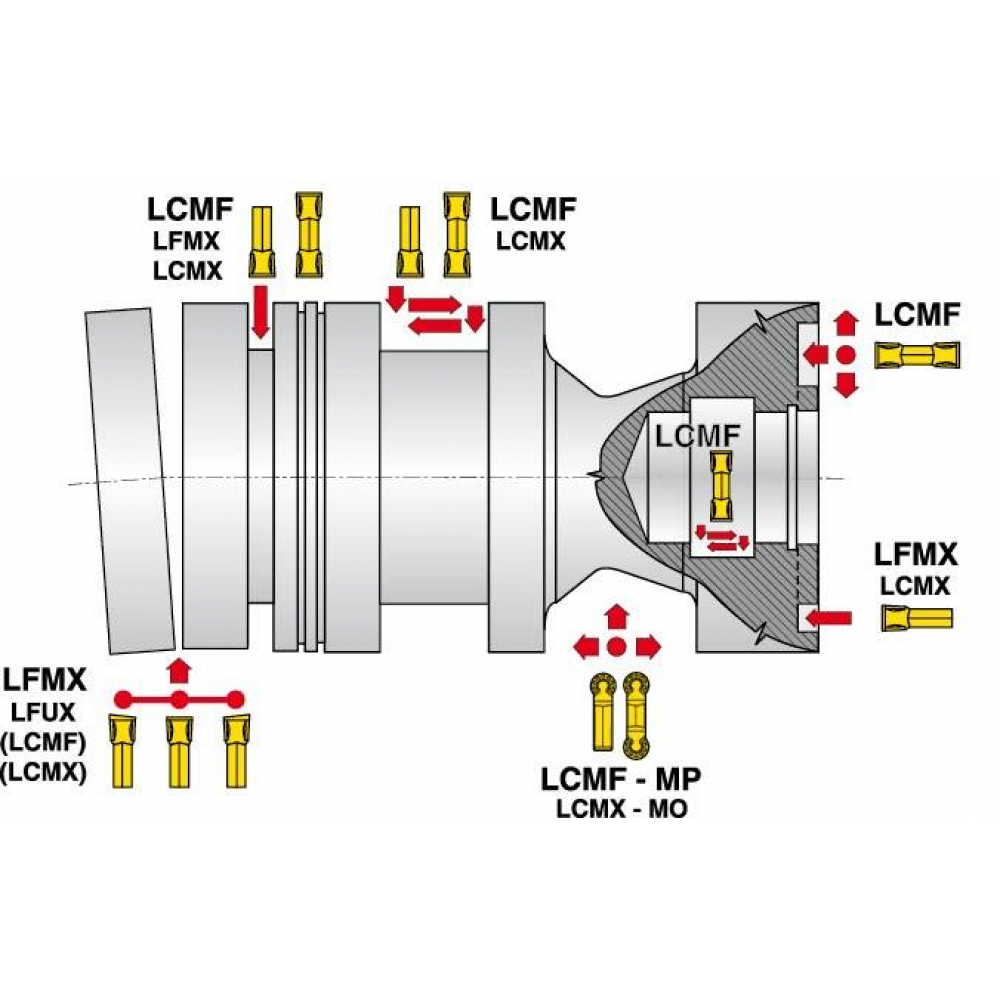 картинка Пластина отрезно-пазовальная LCMF 1604MO-MP U9035 FORMAT 2969 4330 Fplus от магазина "Элит-инструмент"