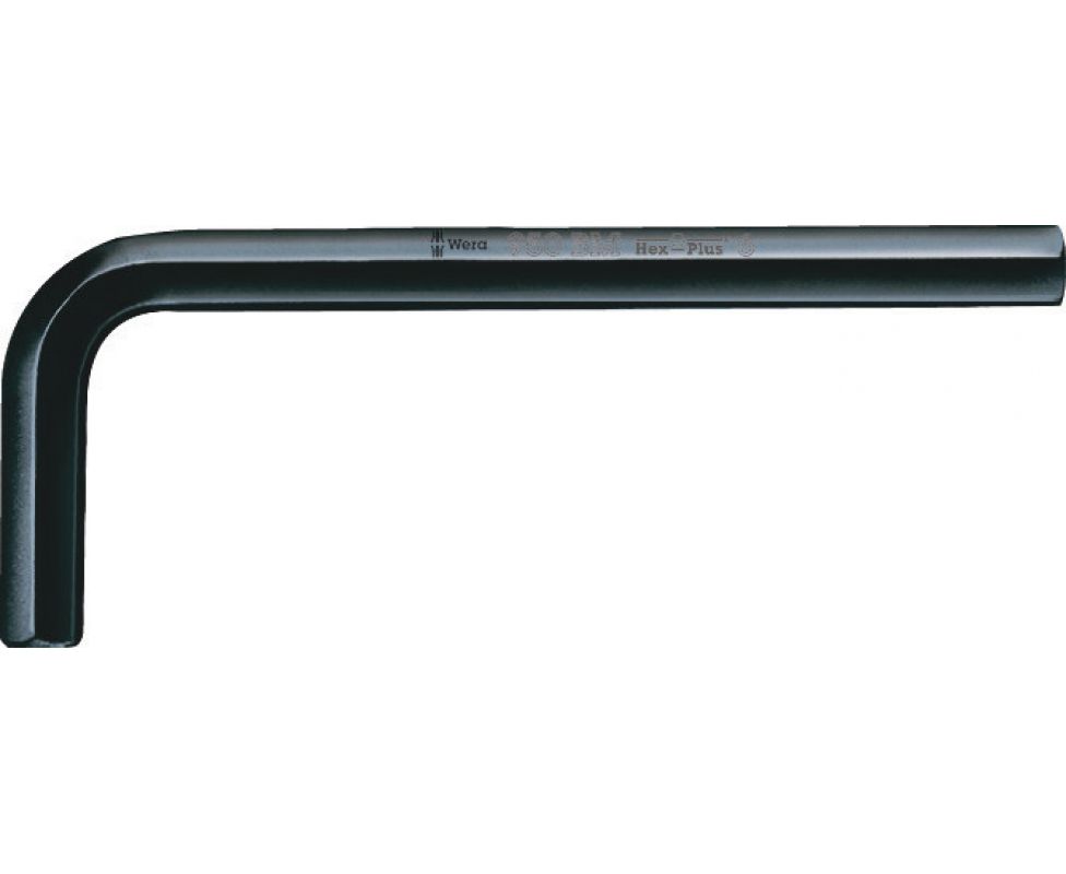 картинка Г-образный ключ 2,5 мм, метрический, Wera 950 L BM BlackLaser WE-027703 от магазина "Элит-инструмент"