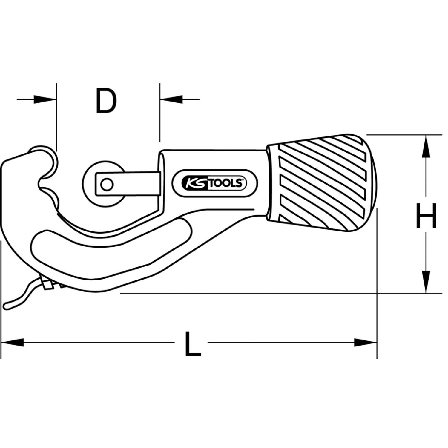 картинка Телескопический труборез EDELSTAHL, 6-38 мм от магазина "Элит-инструмент"