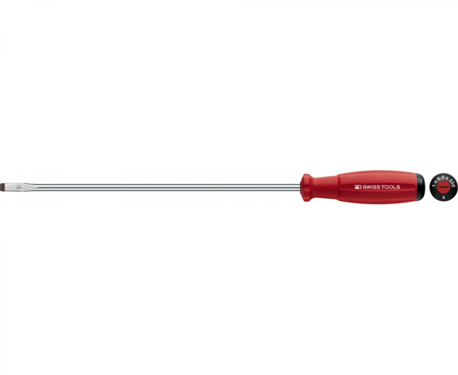 картинка Отвертка шлицевая SwissGrip PB Swiss Tools PB 8140.3-50 0.8 x 5.5 от магазина "Элит-инструмент"
