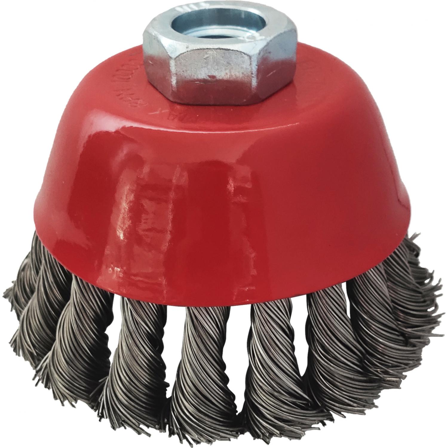 Чашечная щетка из проволоки из нержавеющей стали 0,5 мм, Ø 90 мм