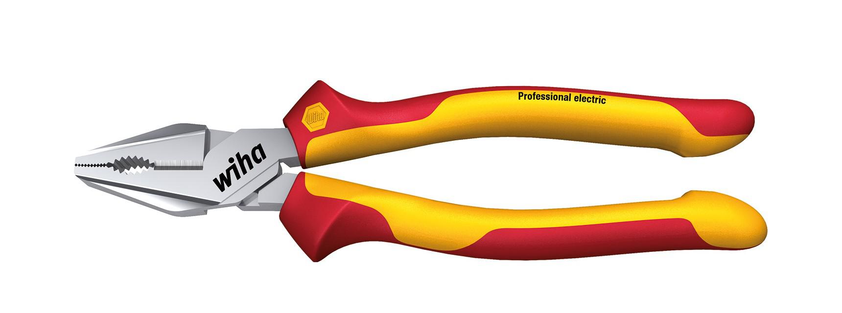 картинка Усиленные комбинированные пассатижи Professional electric с DynamicJoint® и OptiGrip Z 02 0 06 WIHA 26714 от магазина "Элит-инструмент"