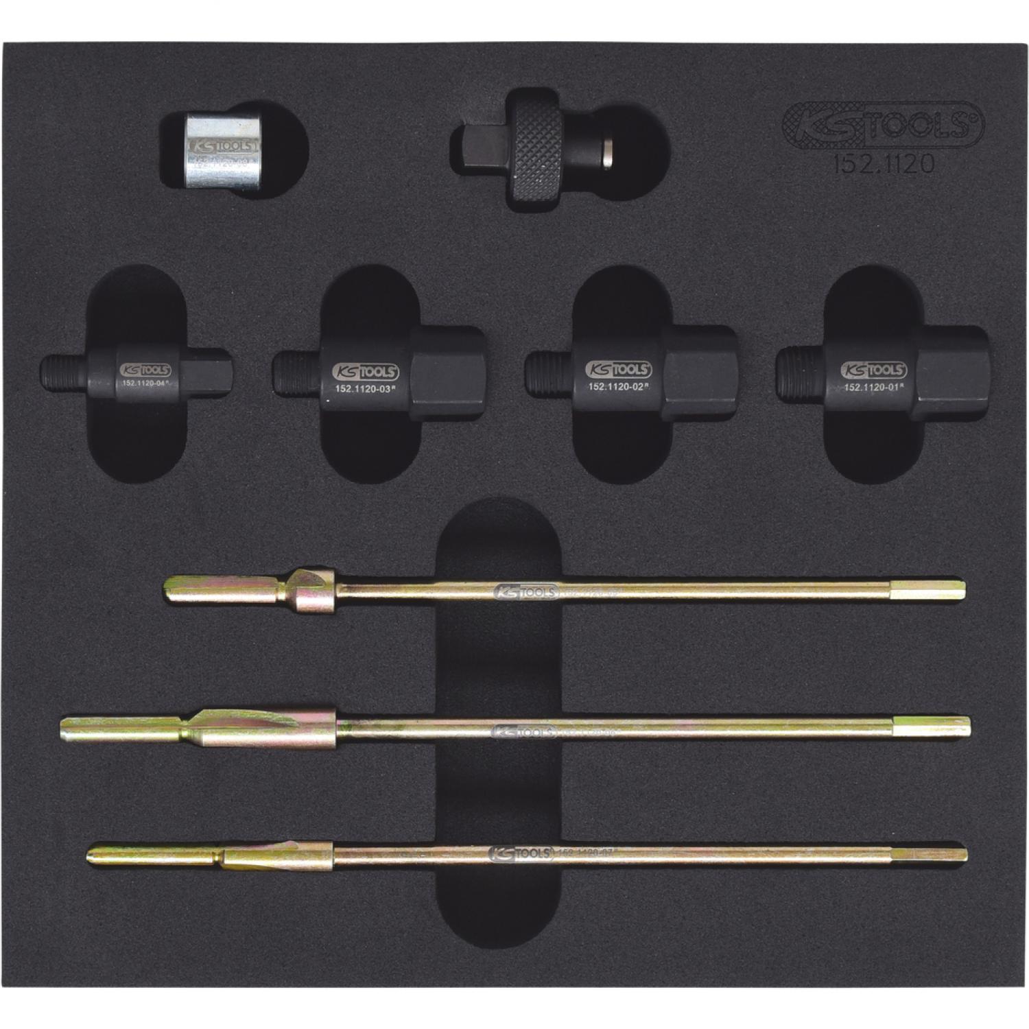 картинка Комплект разверток для свечей накала 3 в 1 MASTER, 9 шт от магазина "Элит-инструмент"