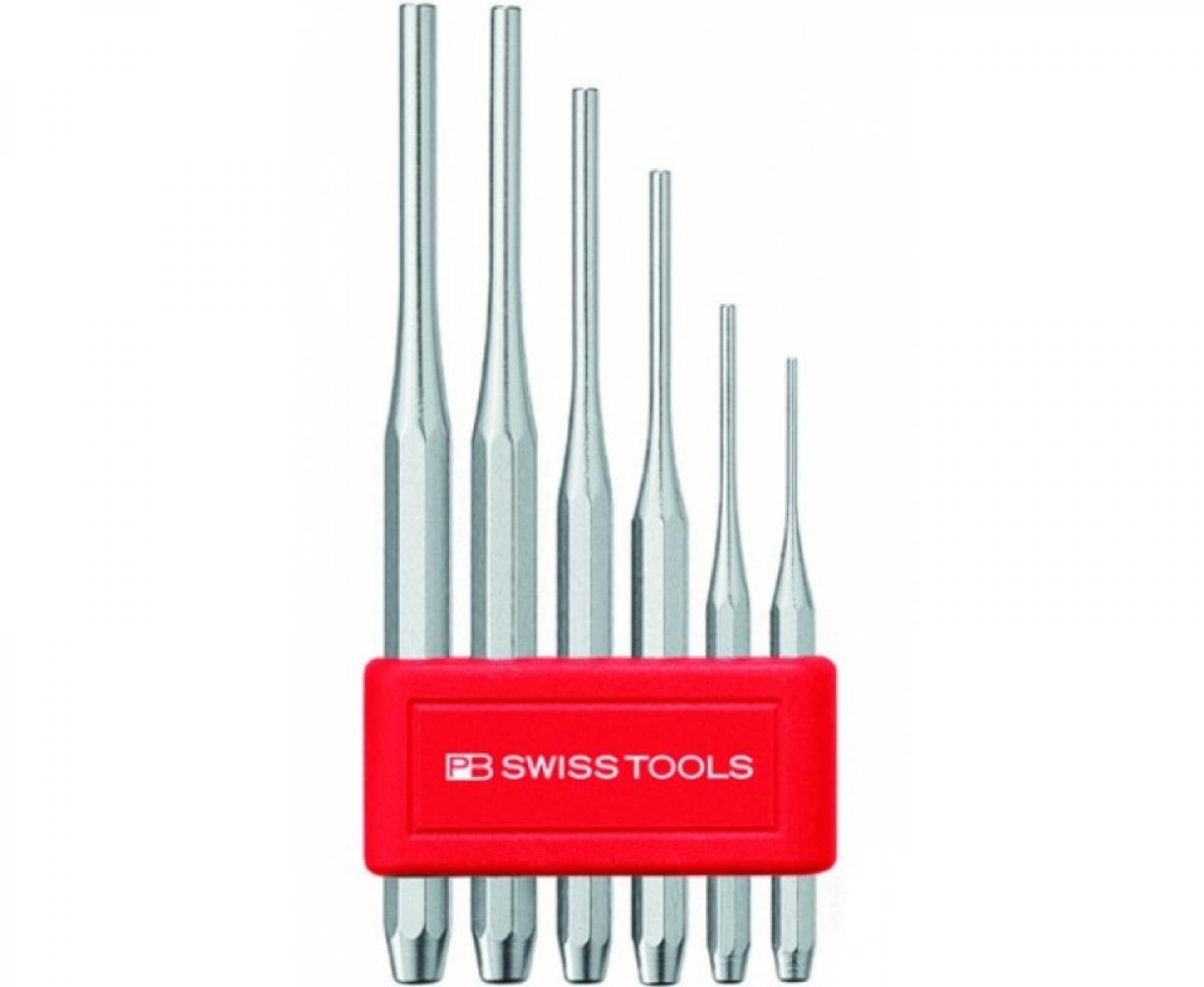 картинка Набор восьмигранных цилиндрических шлифованных пробойников PB Swiss Tools PB 750.BL от магазина "Элит-инструмент"