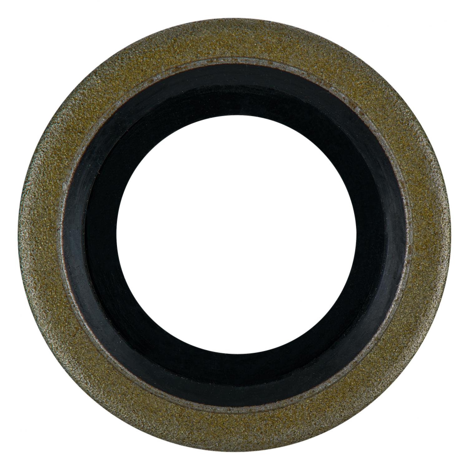 Резинометаллическое уплотнительное кольцо с центровочной кромкой, внешний Ø 24 мм, 25 шт в упаковке