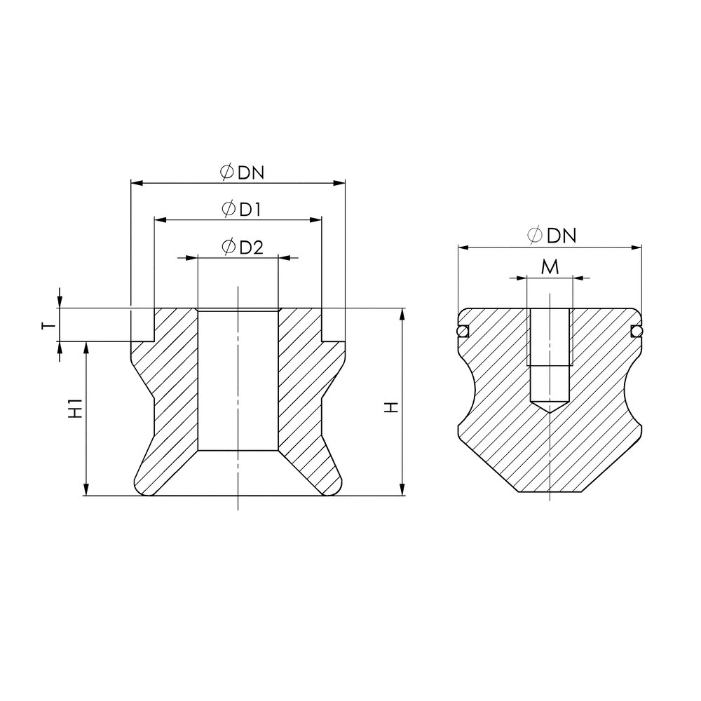 картинка Выдвижная шпилька размером 5 для винта зацепления M8 АМF 562192 от магазина "Элит-инструмент"