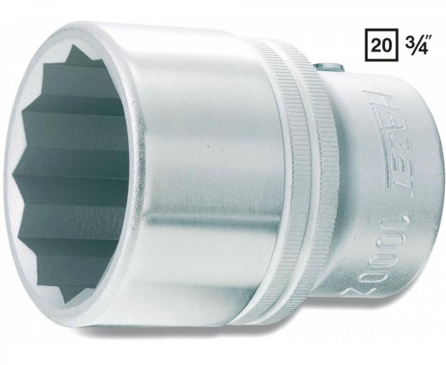 картинка Торцовая головка 12-гранная 26 мм 3/4" Hazet 1000Z-26 от магазина "Элит-инструмент"