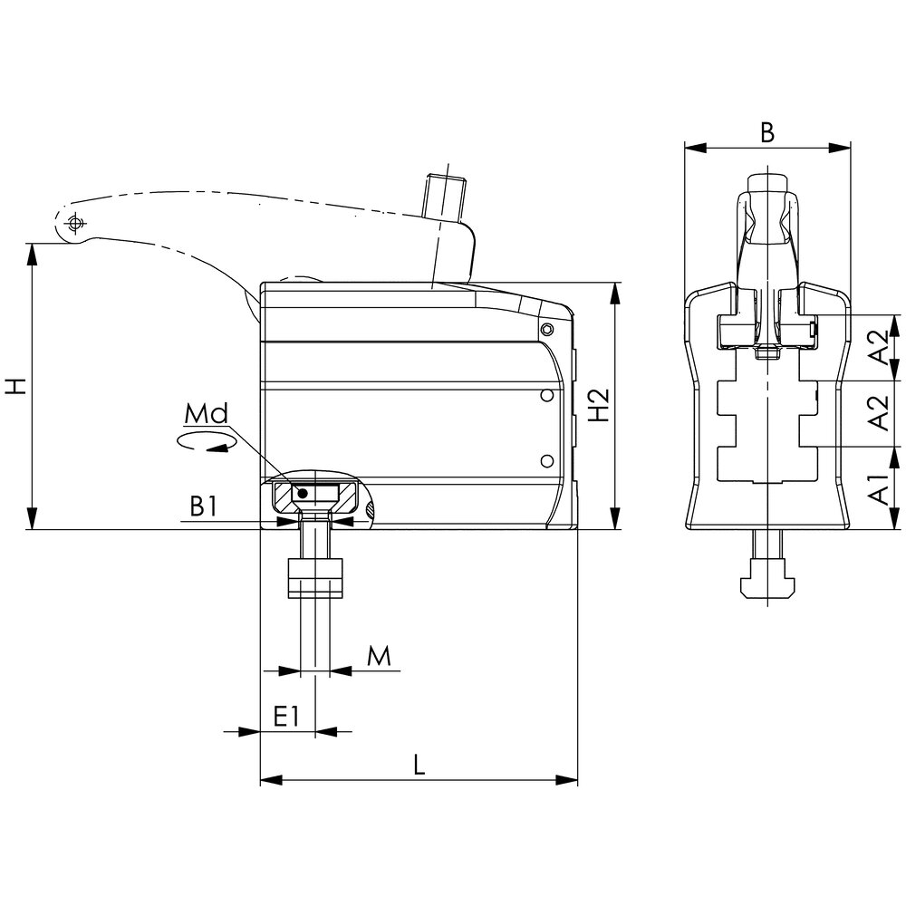 картинка Несущий элемент 3-ступенчатый АМF 559931 от магазина "Элит-инструмент"