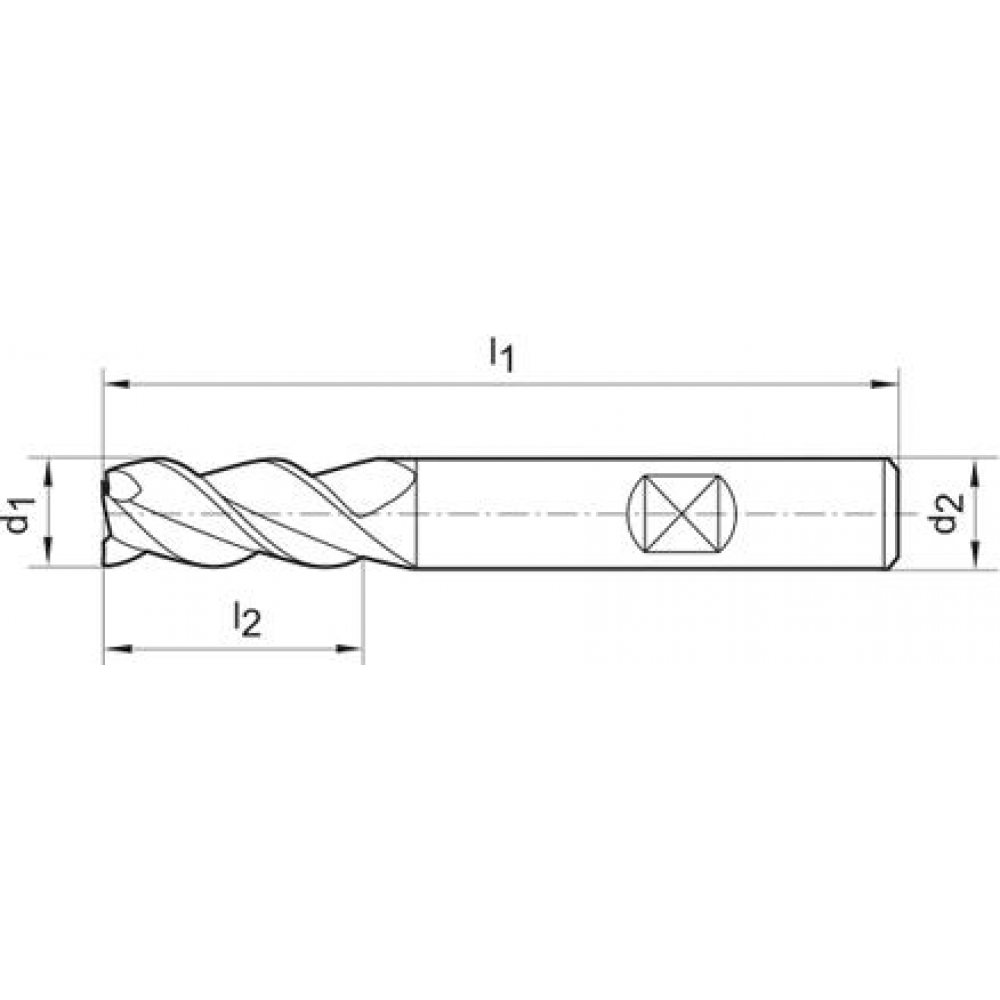 картинка Набор концевых фрез длинные VHMTiAlN 6 шт. FORMAT 4-12 мм 2361 0010 Fplus от магазина "Элит-инструмент"