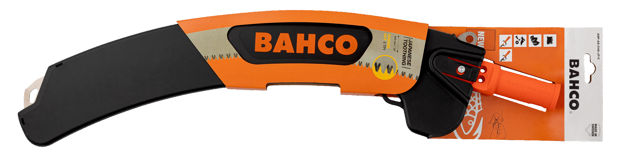 картинка Обрезная пила для использования с шестом BAHCO ASP-AS-C45-JT-C от магазина "Элит-инструмент"