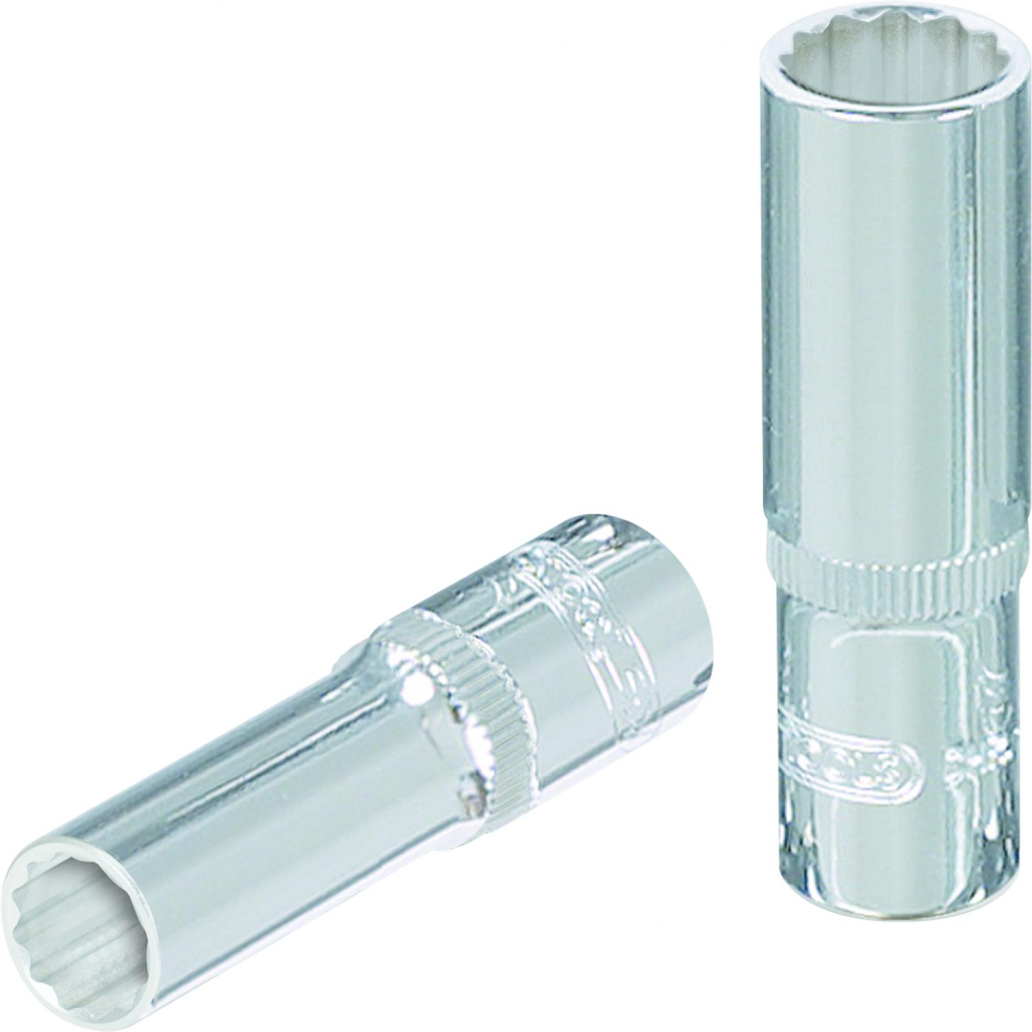 12-гранная торцовая головка CHROMEplus 3/8'', длинная, 11 мм