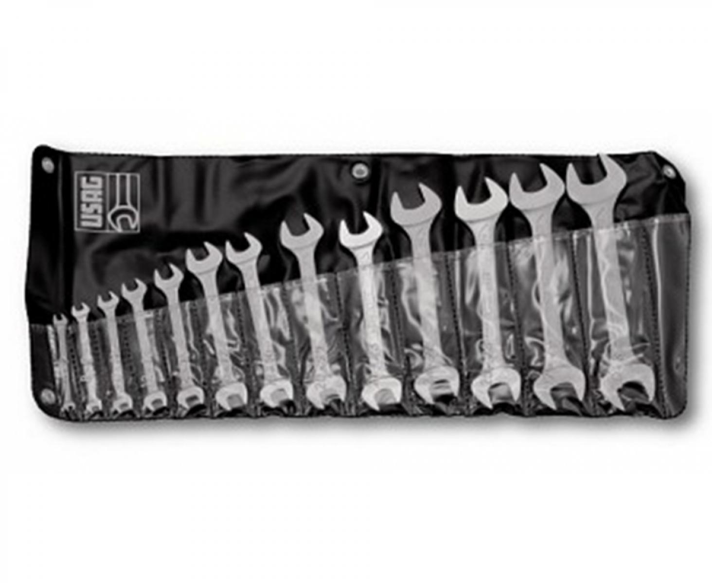 картинка Набор рожковых двухсторонних гаечных ключей USAG 252 N/B13 U02520867 13 предметов от магазина "Элит-инструмент"