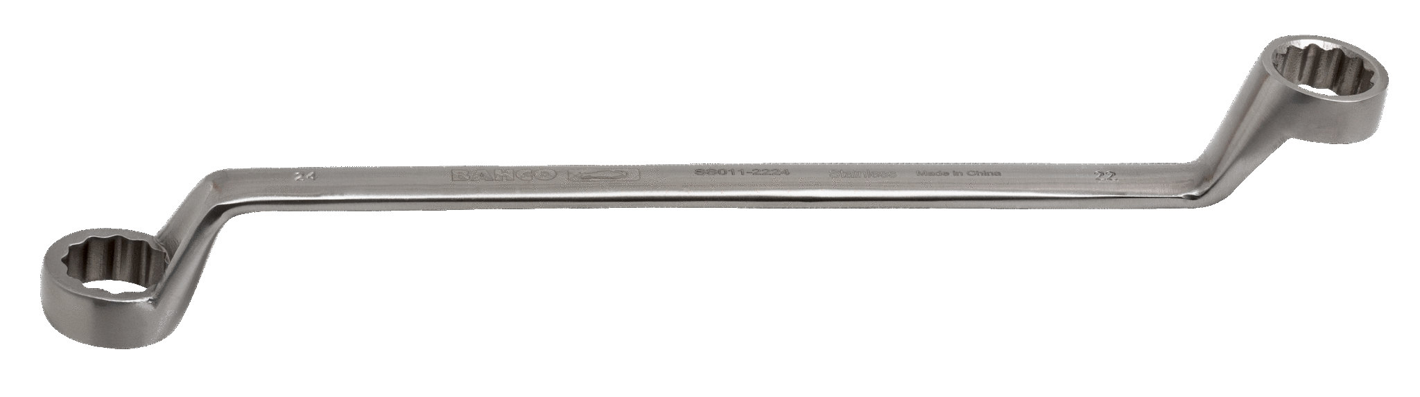 Двусторонние изогнутые накидные ключи, метрических размеров BAHCO SS011-1722
