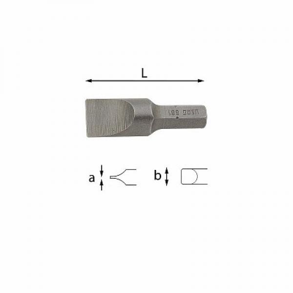 картинка Вставки для винтов с прорезью в головке -1/4" 660 U06600012 от магазина "Элит-инструмент"