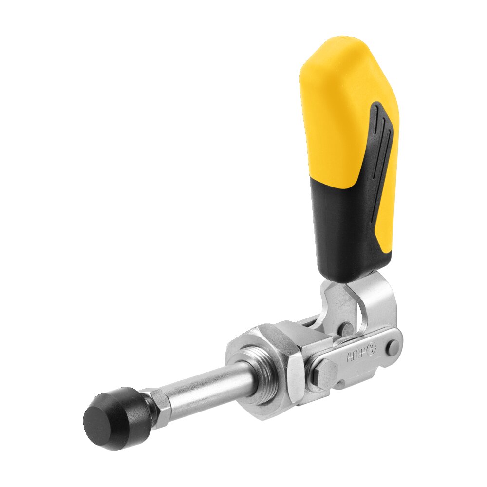 Шарнирный зажим двухтактного типа с желтой ручкой АМF 557168