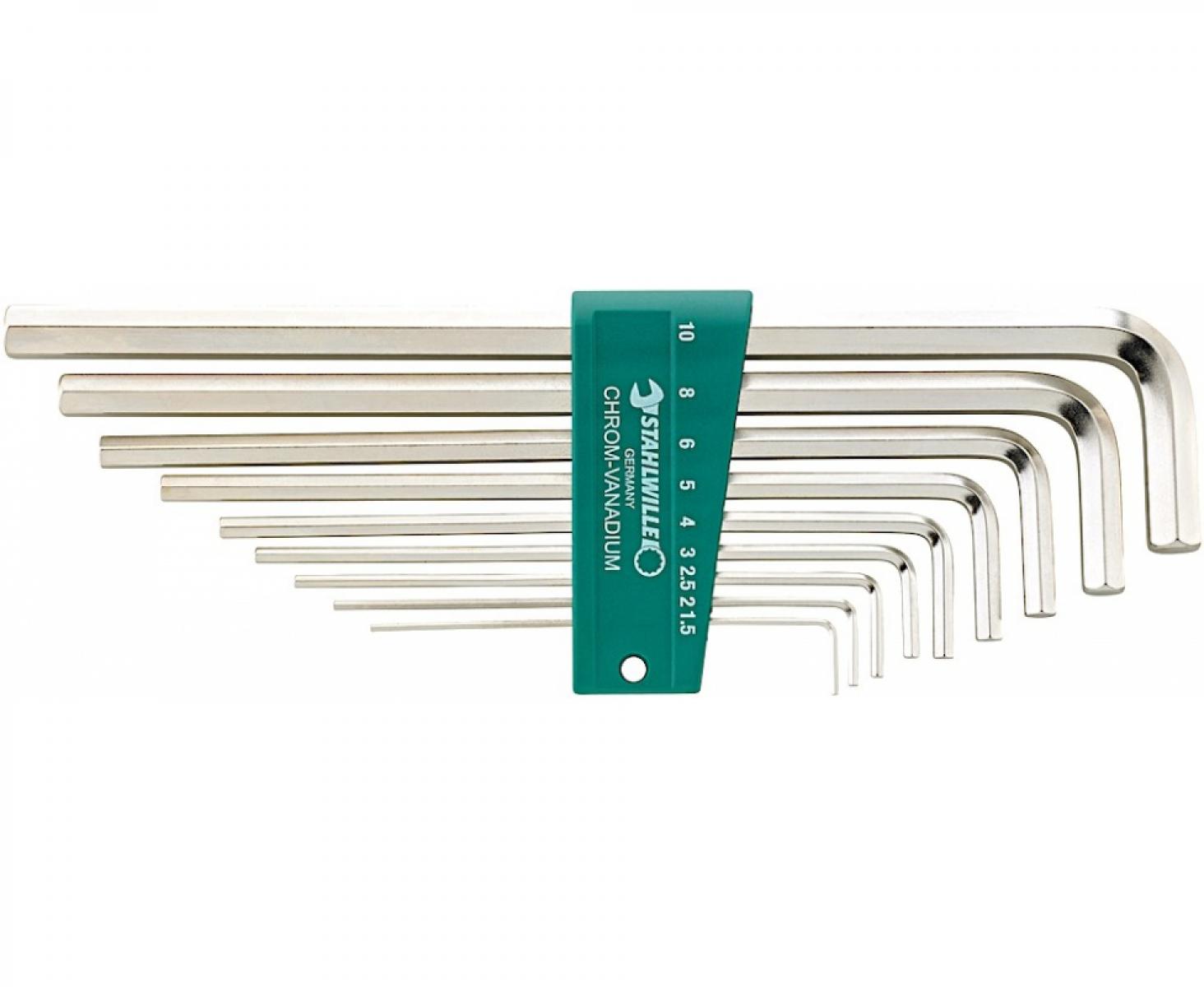 картинка Набор метрических штифтовых ключей HEX 10765/9 Stahlwille 96432101, 9 пр. от магазина "Элит-инструмент"