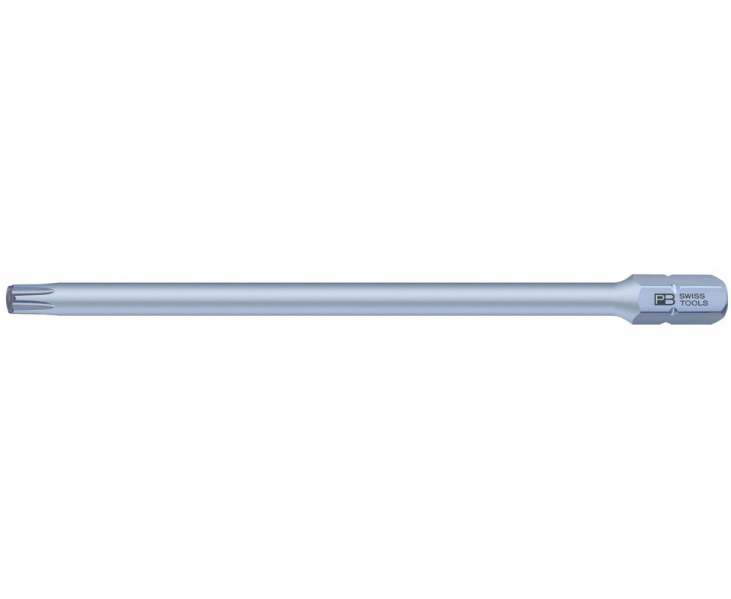 картинка Бита TORX PrecisionBits C6,3 с внешним шестигранником 1/4 PB Swiss Tools PB C6L.400/7-80 T7 от магазина "Элит-инструмент"