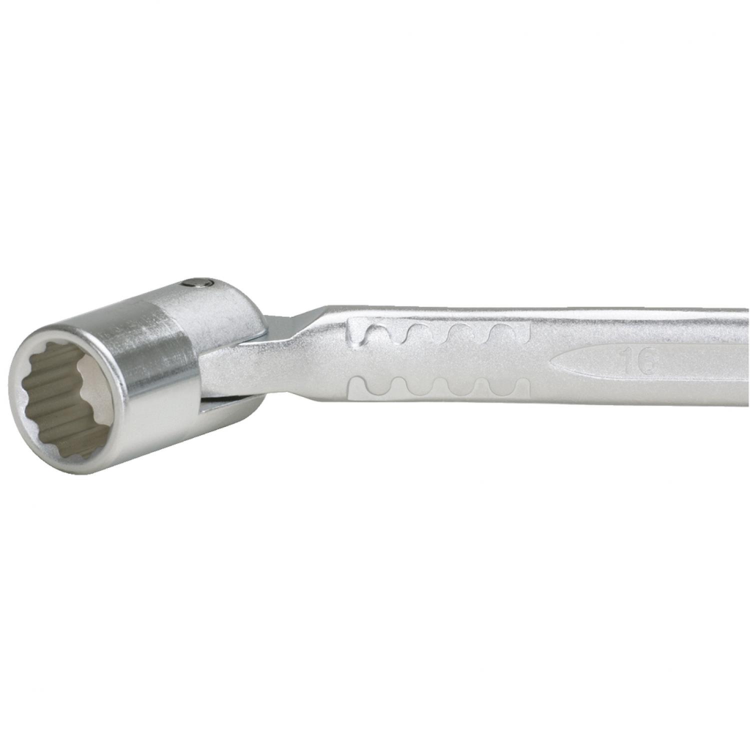 картинка Двусторонний шарнирный ключ, 1/2"x9/16" от магазина "Элит-инструмент"