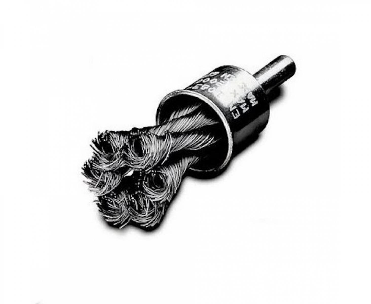 картинка Щетка концевая жгутовая нерж. Ø22 мм Lessmann 454 378 от магазина "Элит-инструмент"