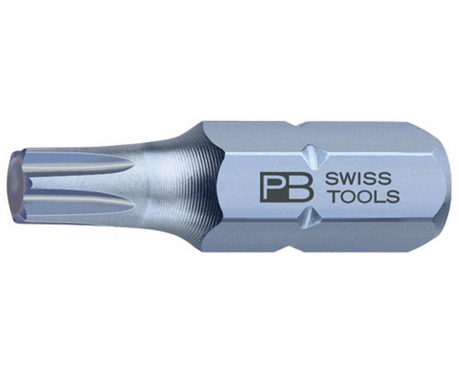 картинка Бита TORX PrecisionBits C6,3 с внешним шестигранником 1/4 PB Swiss Tools PB C6.400/8 T8 от магазина "Элит-инструмент"