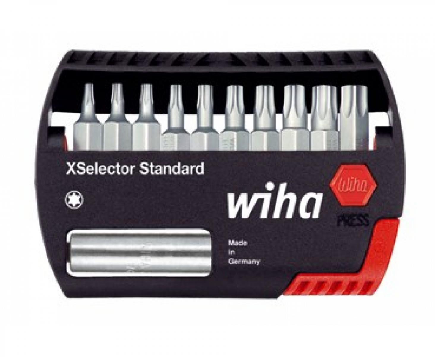 картинка Набор с битами Wiha XSelector Standard TORX 7944-505 26983, 11 предметов от магазина "Элит-инструмент"