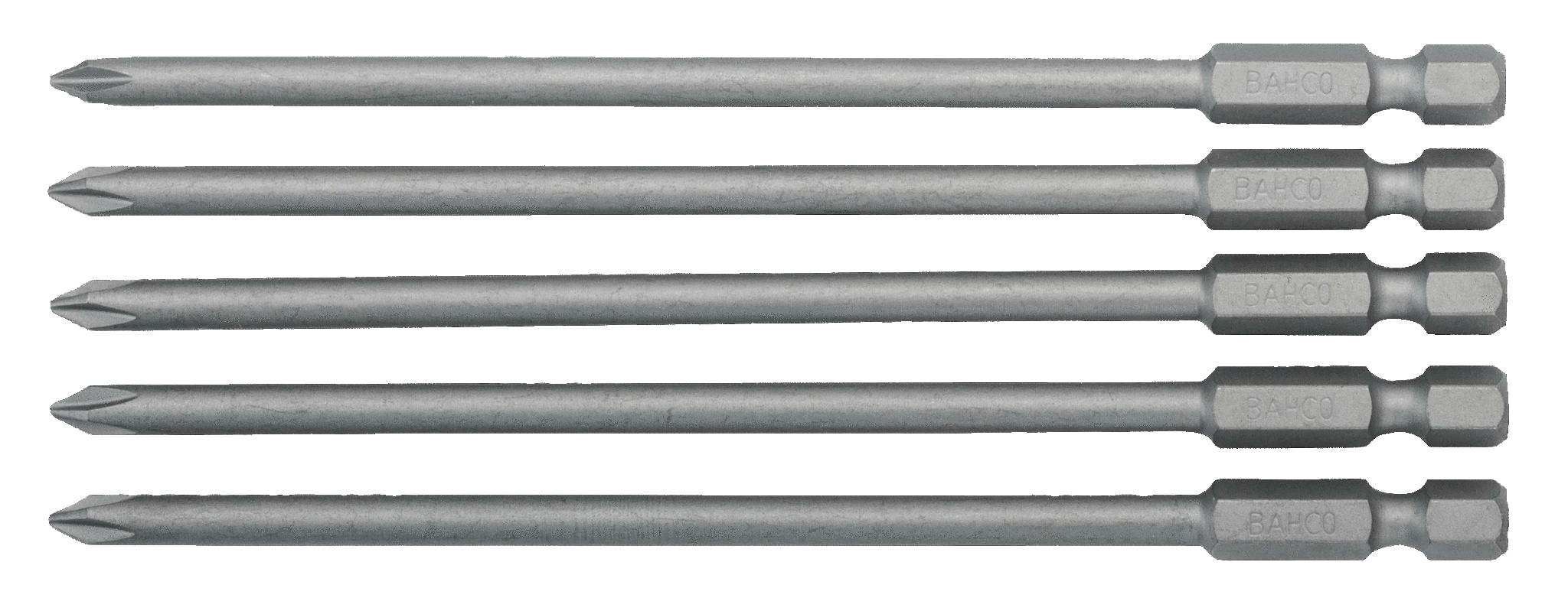 картинка Стандартные биты для отверток Phillips, 125 мм BAHCO 59S/125PH2 от магазина "Элит-инструмент"