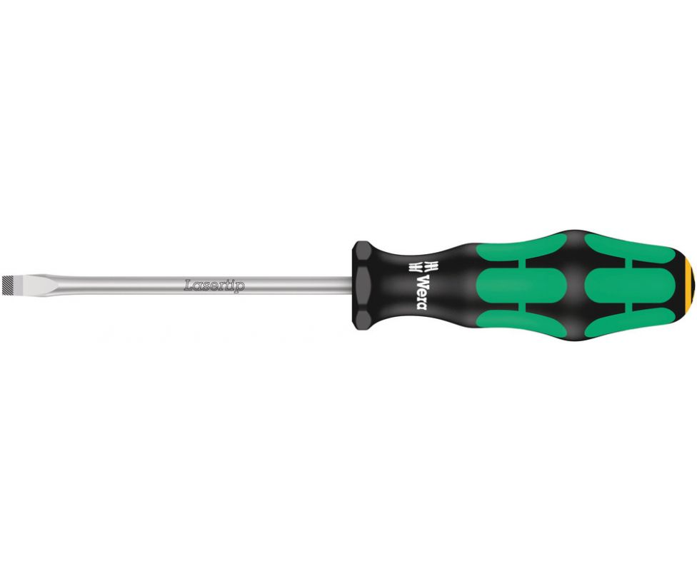 картинка Отвертка Wera Kraftform 334 WE-110010 1.2 x 6.5 x 150 шлицевая от магазина "Элит-инструмент"