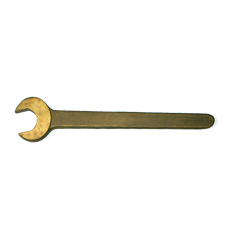 картинка Ключ рожковый односторонний искробезопасный 10 мм, серия 002 MetalMinotti 002-0010 от магазина "Элит-инструмент"