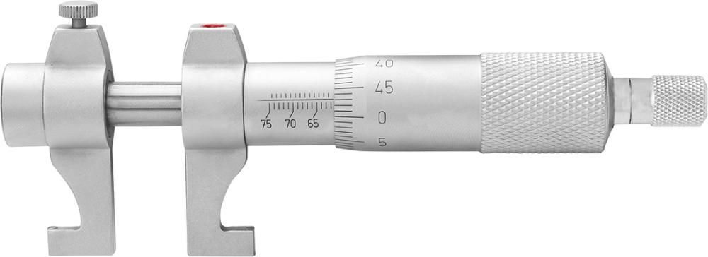 Внутренний микрометр с измерительной губкой, FORTIS 4317784716956 (диапазон измерения - 75–100 мм / измерительный барабан ø - 17 мм / шаг шпинделя - 0,5 мм / чтение - 0,01 мм)