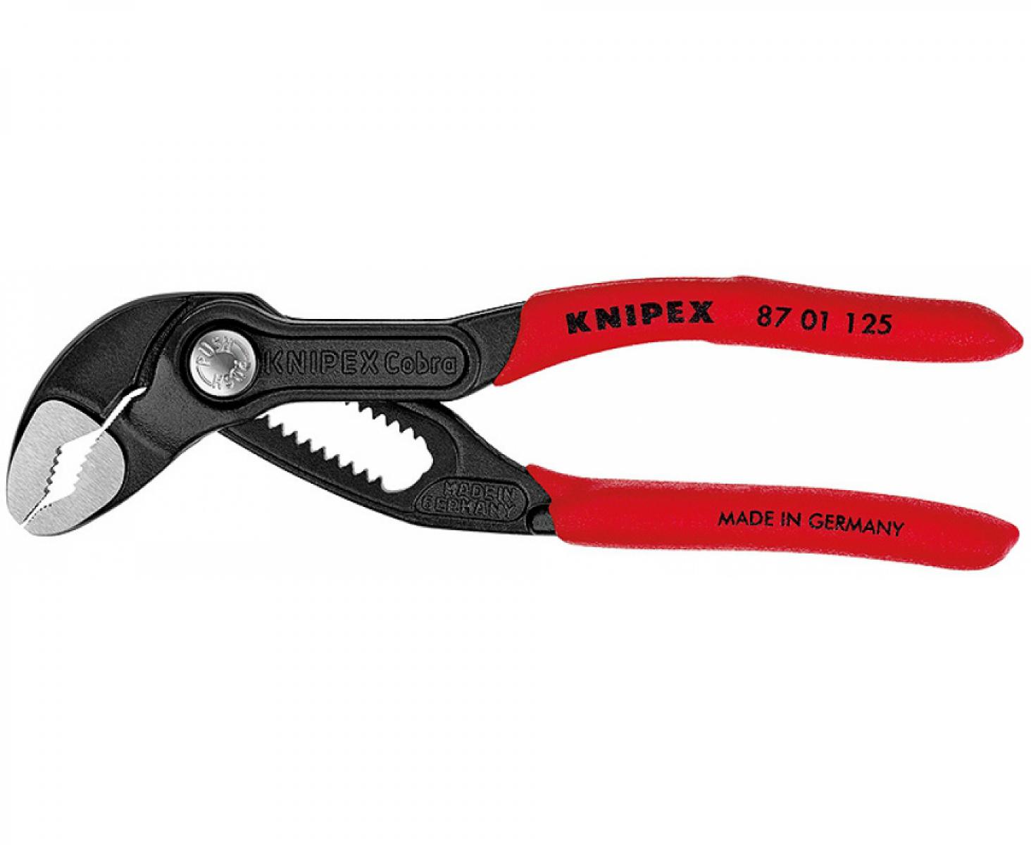 картинка KNIPEX Cobra высокотехнологичные сантехнические клещи KN-8701125 от магазина "Элит-инструмент"